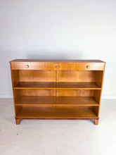 Afbeelding in Gallery-weergave laden, Lage Art Deco Boekenkast met lades