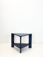 Afbeelding in Gallery-weergave laden, Blauwe Vintage Hoektafel