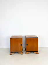 Afbeelding in Gallery-weergave laden, Art Deco Nachtkastjes (set van 2)