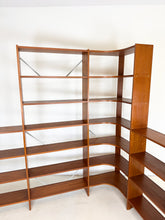 Afbeelding in Gallery-weergave laden, Grote Modulaire Teak Boekenkast