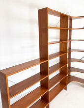 Afbeelding in Gallery-weergave laden, Grote Modulaire Teak Boekenkast