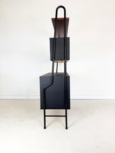 Load image into Gallery viewer, Vintage Wandkast, Mahonie en Skai