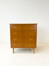 Afbeelding in Gallery-weergave laden, Vintage Eiken Ladekast