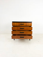 Afbeelding in Gallery-weergave laden, Scandinavisch Ladekast Teak / Zwart