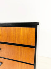 Afbeelding in Gallery-weergave laden, Scandinavisch Ladekast Teak / Zwart