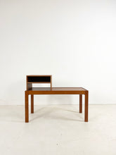 Afbeelding in Gallery-weergave laden, Teakhouten Bankje / Bijzettafel