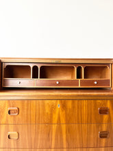 Load image into Gallery viewer, Vintage Scandinavische Secretaire