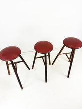 Afbeelding in Gallery-weergave laden, Deense Barkrukken (set van 3)