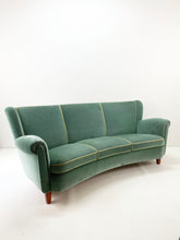 Load image into Gallery viewer, <tc>Green Velvet Sofa</tc>