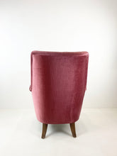 Afbeelding in Gallery-weergave laden, Roze Fluwelen Fauteuil model 'Emma'