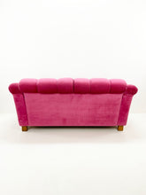 Afbeelding in Gallery-weergave laden, Royaal Roze Mohair Velours Bank