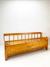 Afbeelding in Gallery-weergave laden, Vintage Zweedse Keukenbank / Klepbank