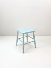 Afbeelding in Gallery-weergave laden, Blauw Vintage Krukje
