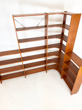 Load image into Gallery viewer, Grote Modulaire Teak Boekenkast

