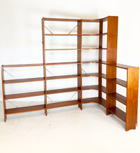 Load image into Gallery viewer, Grote Modulaire Teak Boekenkast
