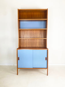 Zweedse Vintage Wandkast / Boekenkast (set van 3 kasten)