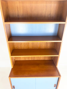 Zweedse Vintage Wandkast / Boekenkast (set van 3 kasten)