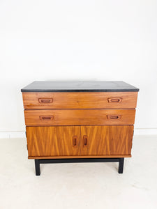 Vintage Teak Commode