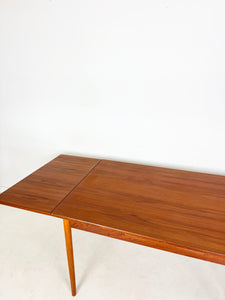 Uitschuifbare Vintage Teak Tafel