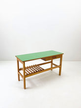 Load image into Gallery viewer, &lt;tc&gt;Green Teak Sidetable&lt;/tc&gt;
